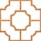 Ekena Millwork 33W x 33H x 38T Small Bradley Decorative Fretwork Wood Ceiling Panels, Cherry CELW33X33X0375BRDCH - alternate 2